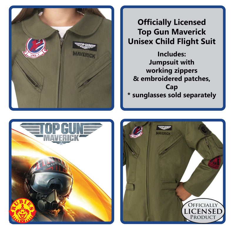 Rubies Top Gun: Maverick Costume for Kids by Rubies, Boy's Small - Image 1